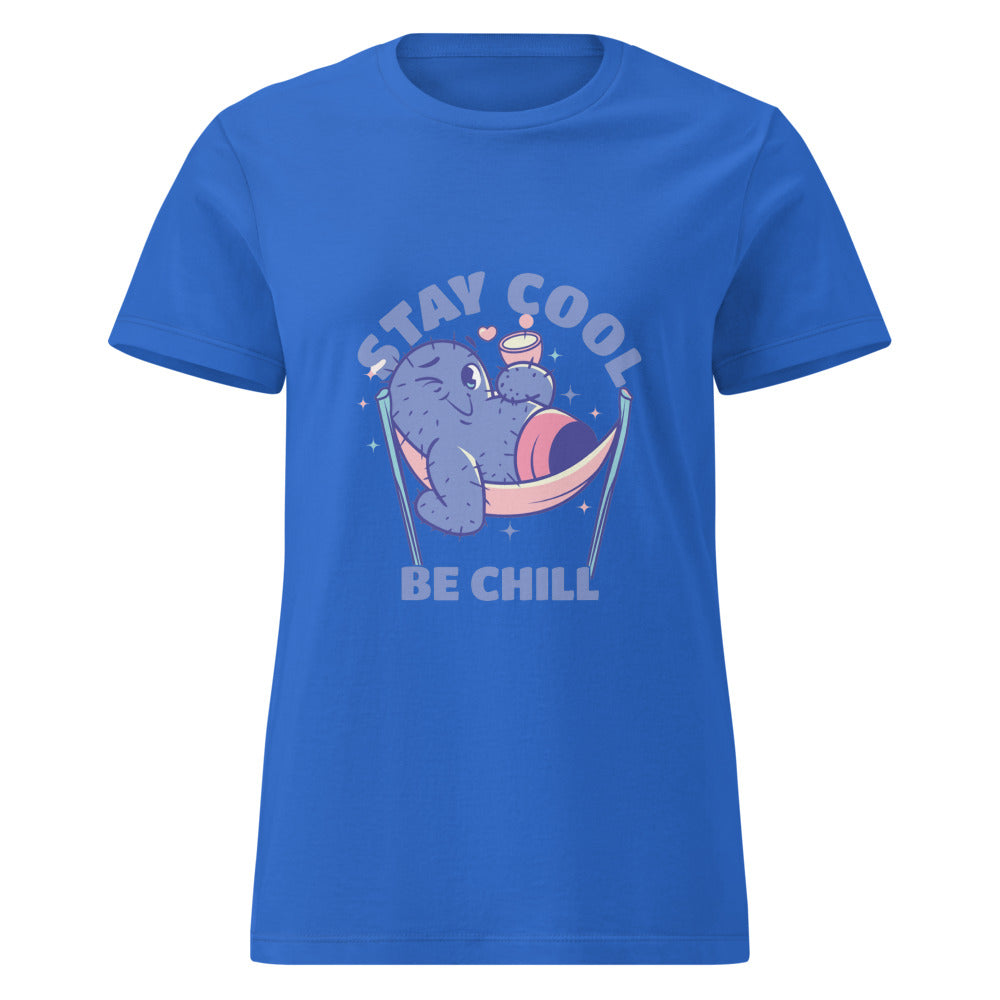 Stay cool be chill | Women's Basic Softstyle T-Shirt | Gildan 64000L