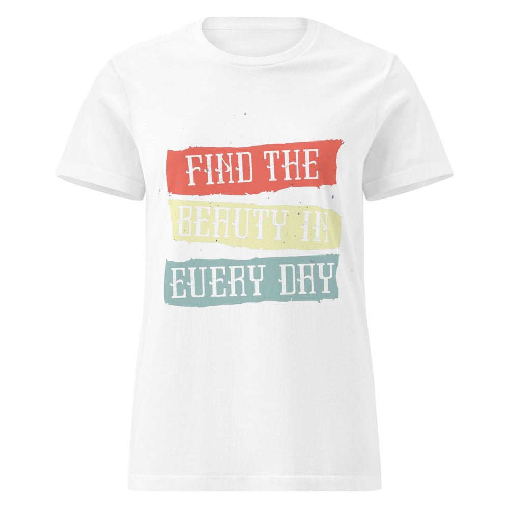Find the beauty in every day | Women's Basic Softstyle T-Shirt | Gildan 64000L