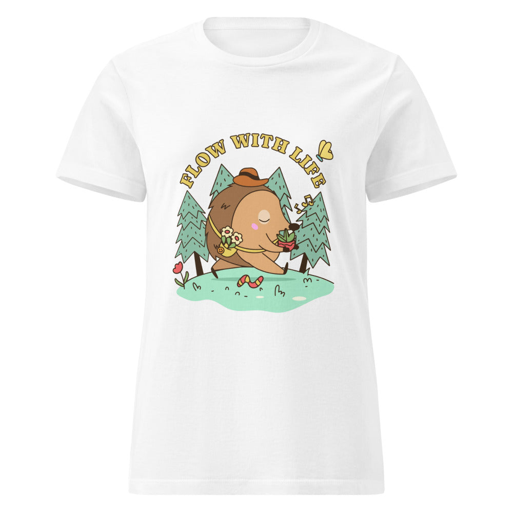 Flow with life | Women's Basic Softstyle T-Shirt | Gildan 64000L