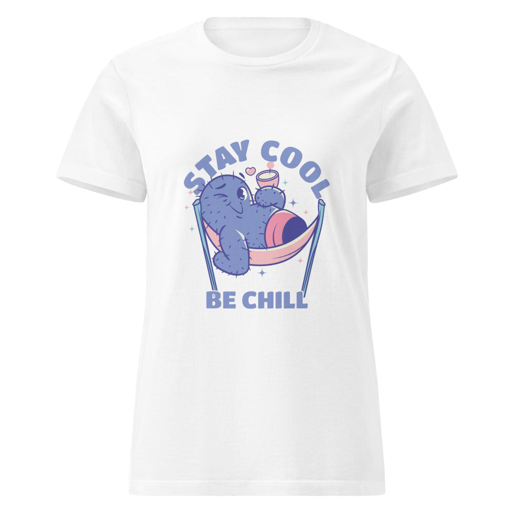 Stay cool be chill | Women's Basic Softstyle T-Shirt | Gildan 64000L