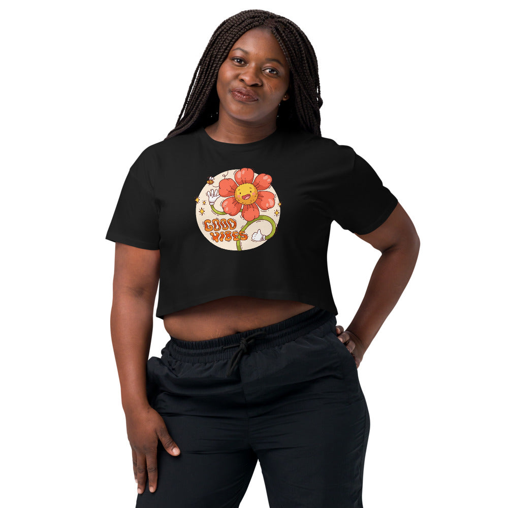 Good vides | Women's Crop Top | AS Colour 4062
