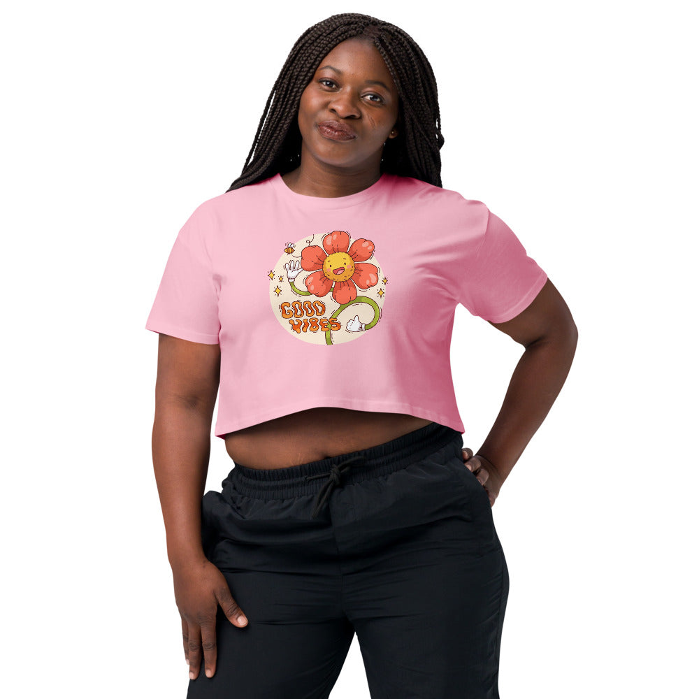 Good vides | Women's Crop Top | AS Colour 4062