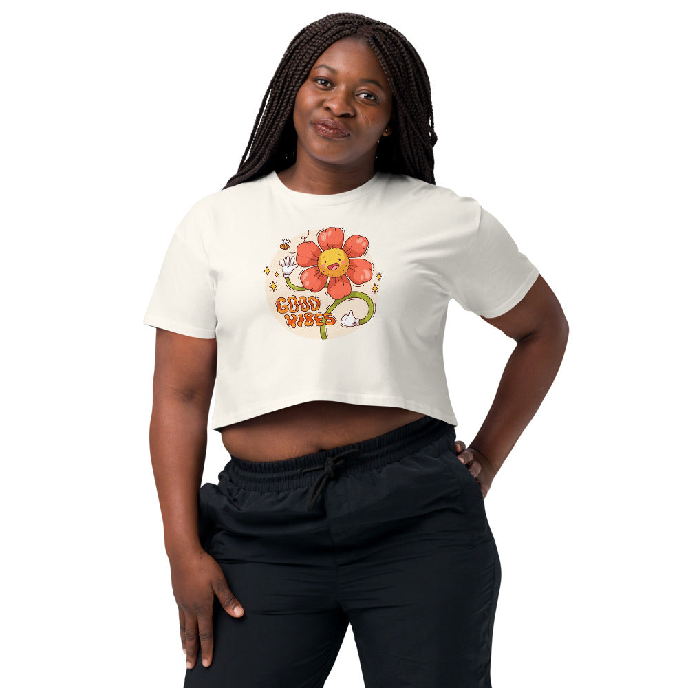 Good vides | Women's Crop Top | AS Colour 4062