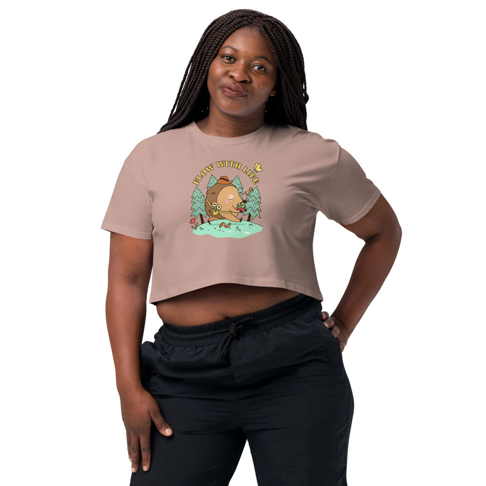 Flow with life | Women's Crop Top | AS Colour 4062