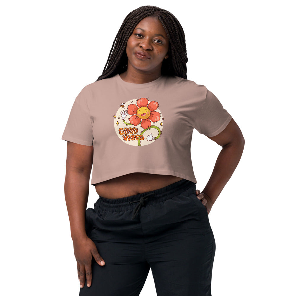 Good vides | Women's Crop Top | AS Colour 4062