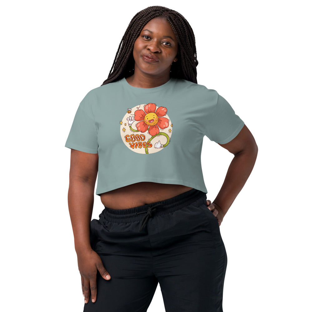 Good vides | Women's Crop Top | AS Colour 4062