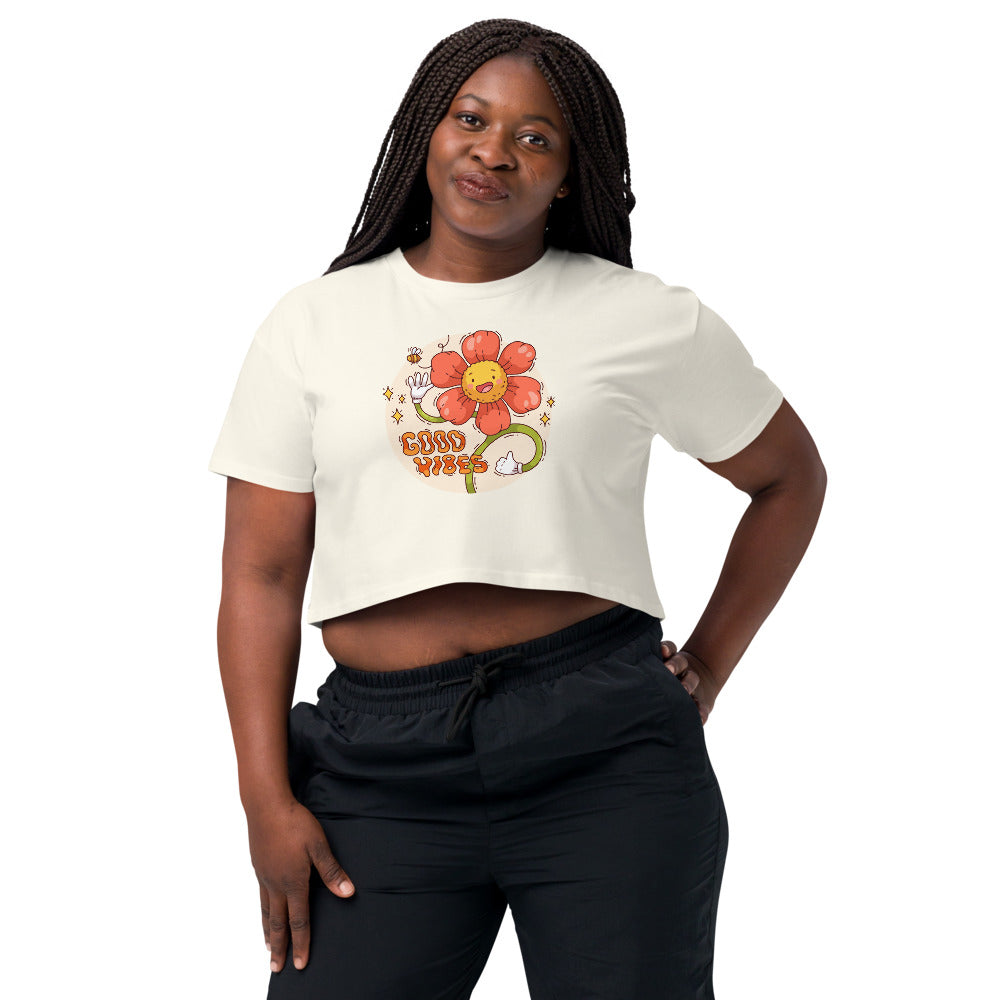 Good vides | Women's Crop Top | AS Colour 4062