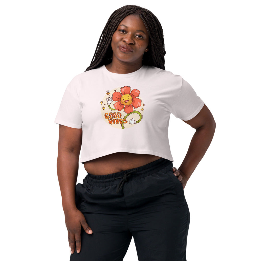 Good vides | Women's Crop Top | AS Colour 4062