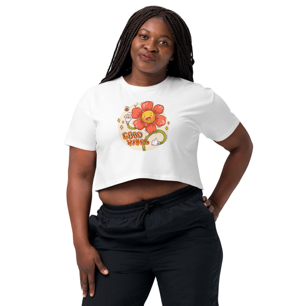 Good vides | Women's Crop Top | AS Colour 4062