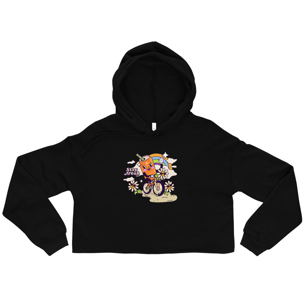 Stay fresh | Women's Cropped Hoodie | Bella + Canvas 7502