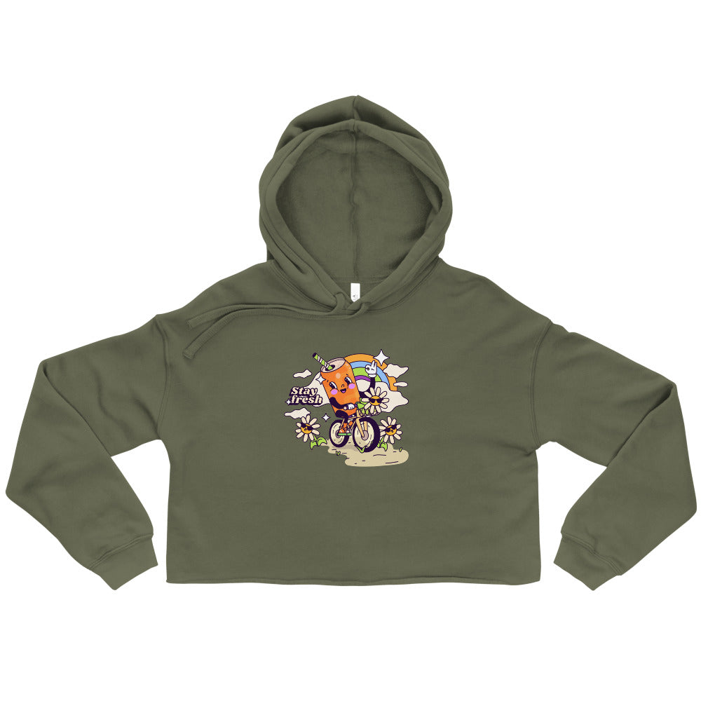 Stay fresh | Women's Cropped Hoodie | Bella + Canvas 7502