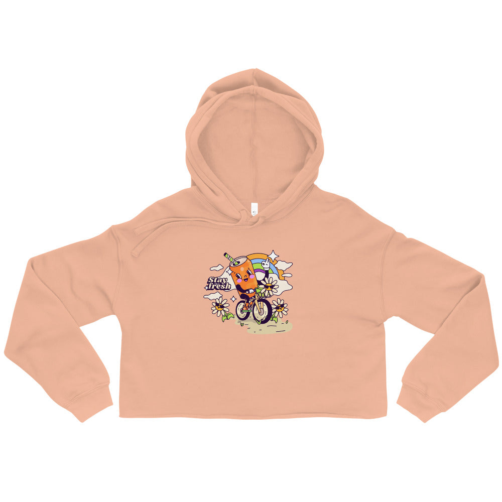 Stay fresh | Women's Cropped Hoodie | Bella + Canvas 7502