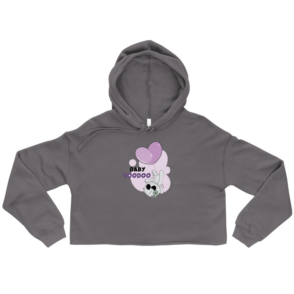 Ted heart - Baby voodoo | Women's Cropped Hoodie | Bella + Canvas 7502