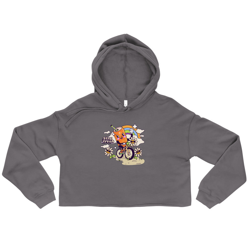 Stay fresh | Women's Cropped Hoodie | Bella + Canvas 7502