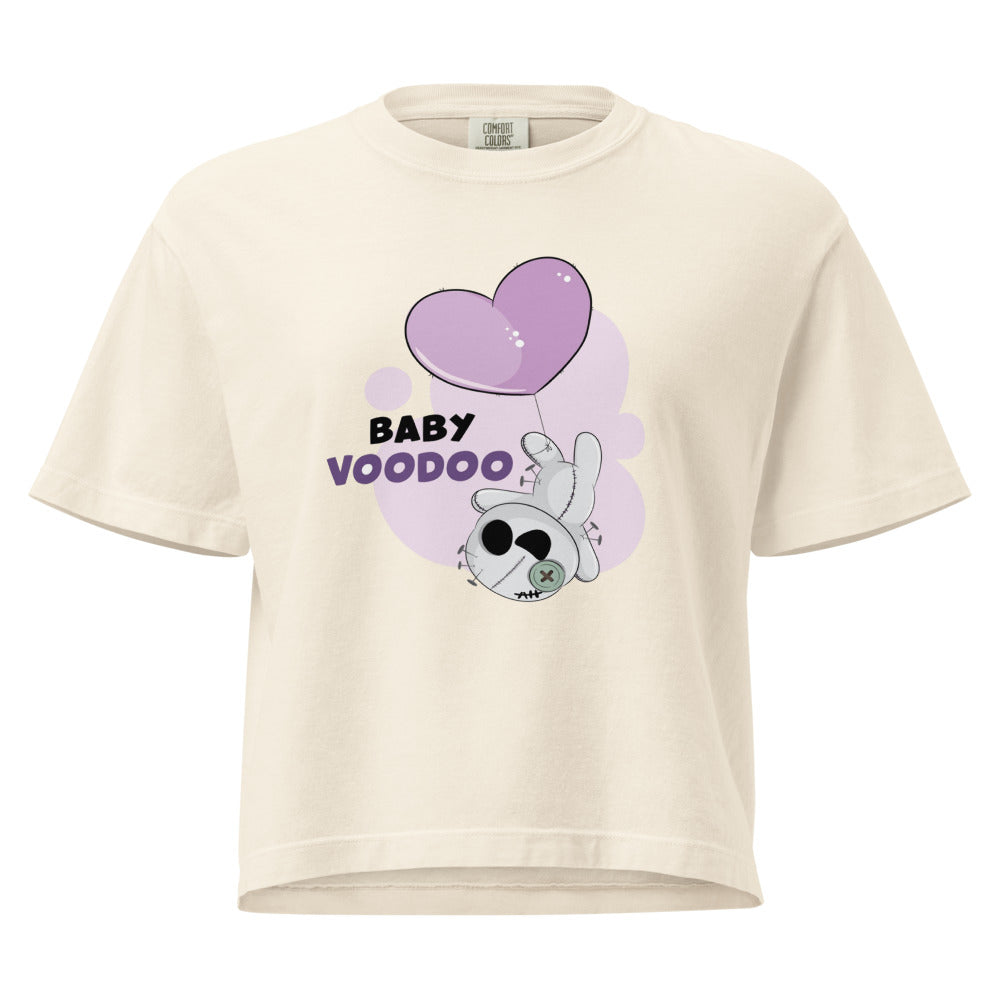 Ted heart - Baby voodoo | Women's Heavyweight Boxy T-Shirt | Comfort Colors 3023CL