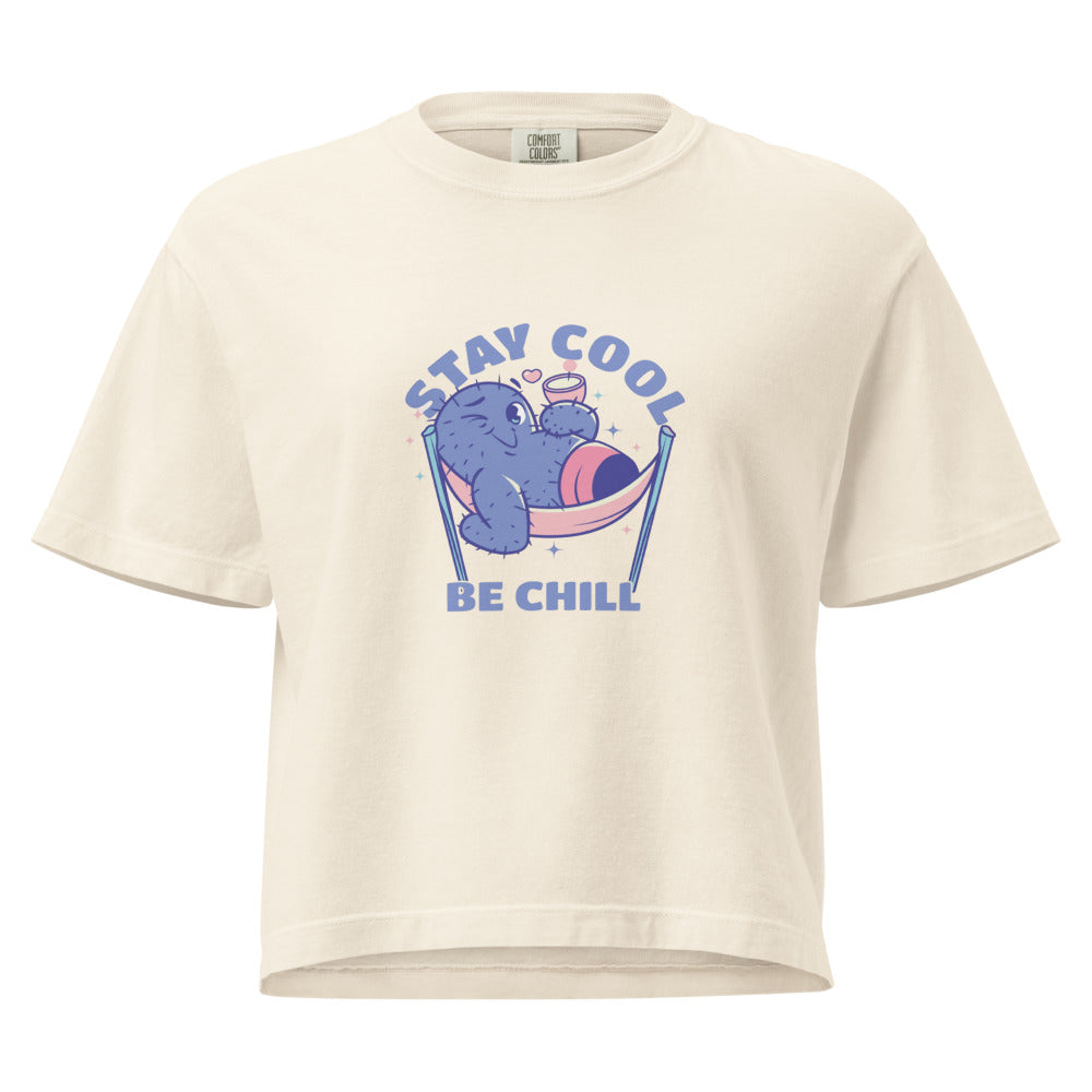 Stay cool be chill | Women's Heavyweight Boxy T-Shirt | Comfort Colors 3023CL