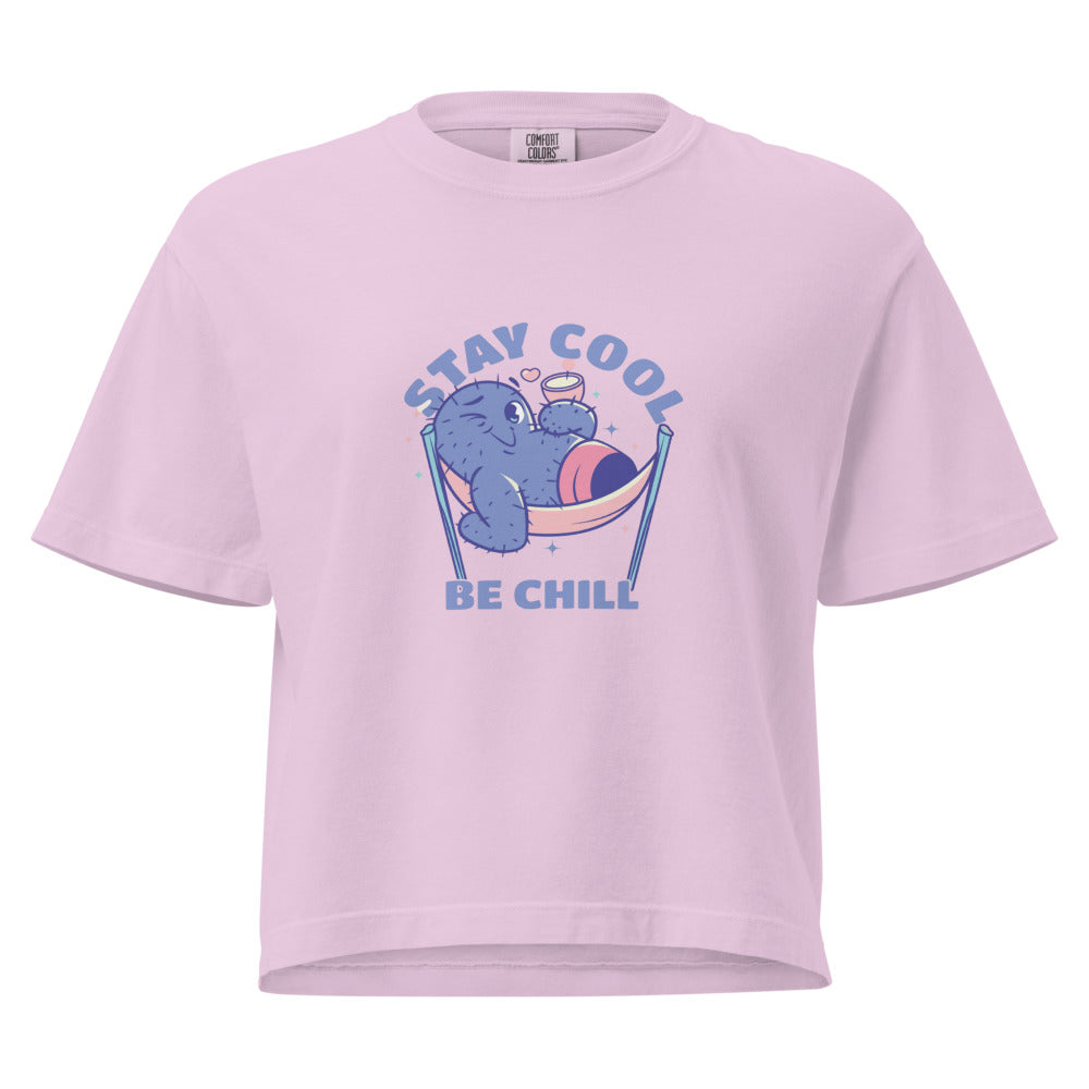 Stay cool be chill | Women's Heavyweight Boxy T-Shirt | Comfort Colors 3023CL