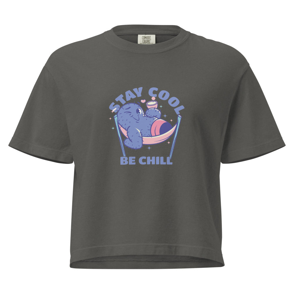 Stay cool be chill | Women's Heavyweight Boxy T-Shirt | Comfort Colors 3023CL