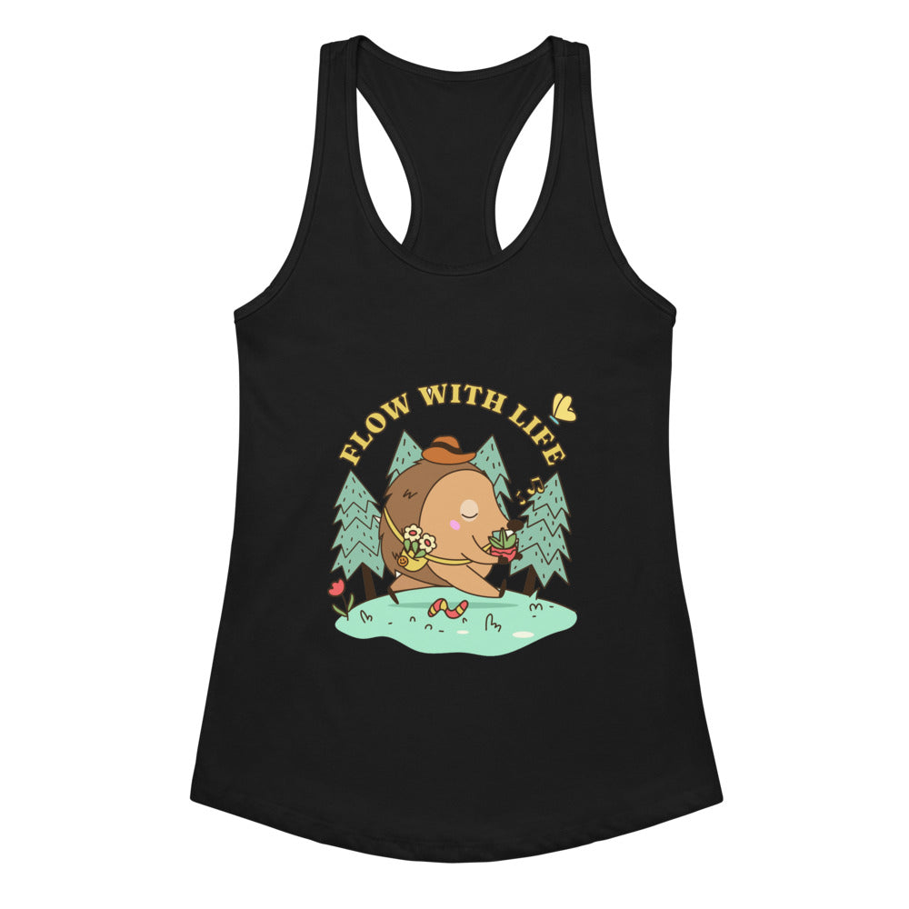 Flow with life | Women's Ideal Racerback Tank Top | Next Level 1533