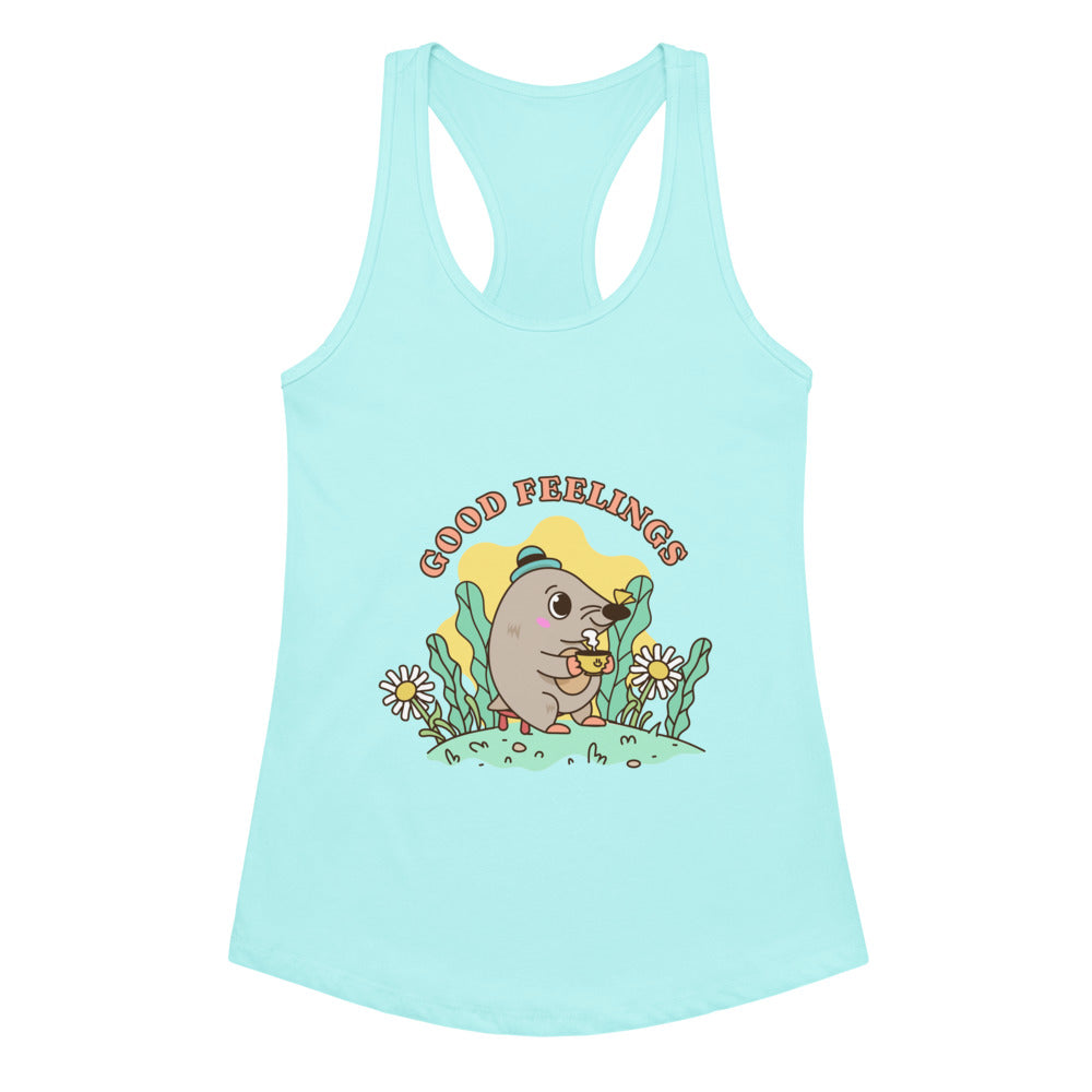 Good feelings | Women's Ideal Racerback Tank Top | Next Level 1533