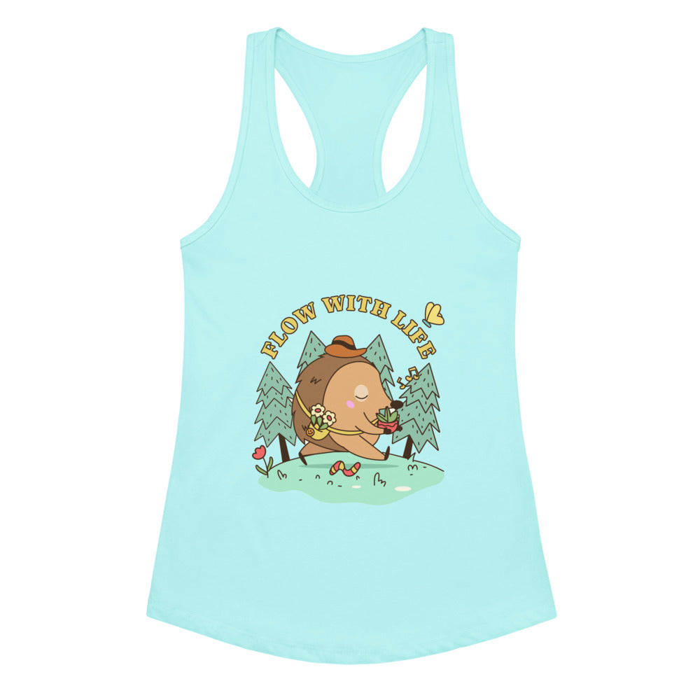 Flow with life | Women's Ideal Racerback Tank Top | Next Level 1533