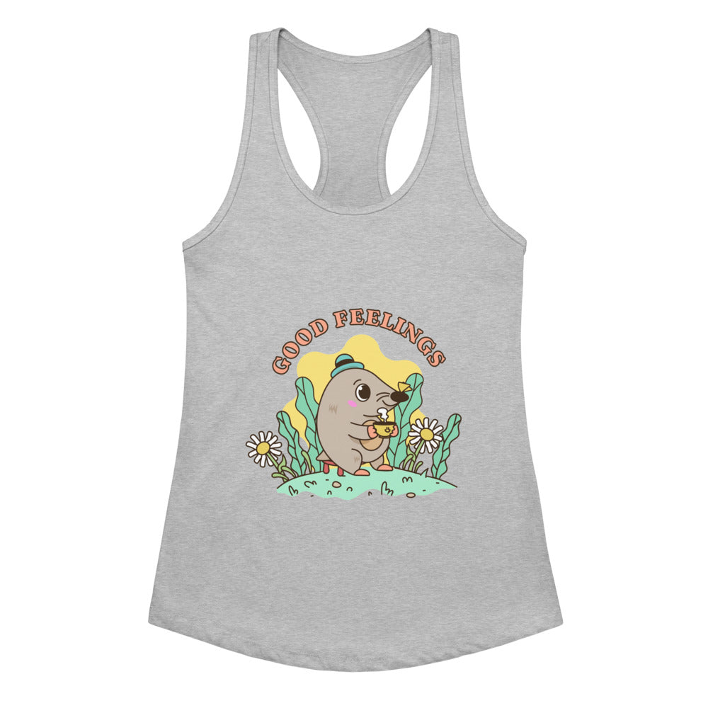 Good feelings | Women's Ideal Racerback Tank Top | Next Level 1533