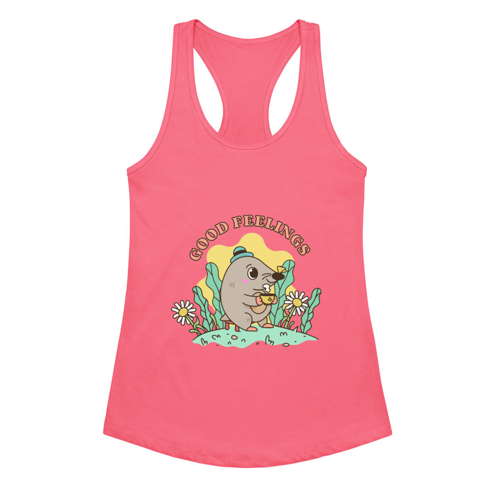Good feelings | Women's Ideal Racerback Tank Top | Next Level 1533