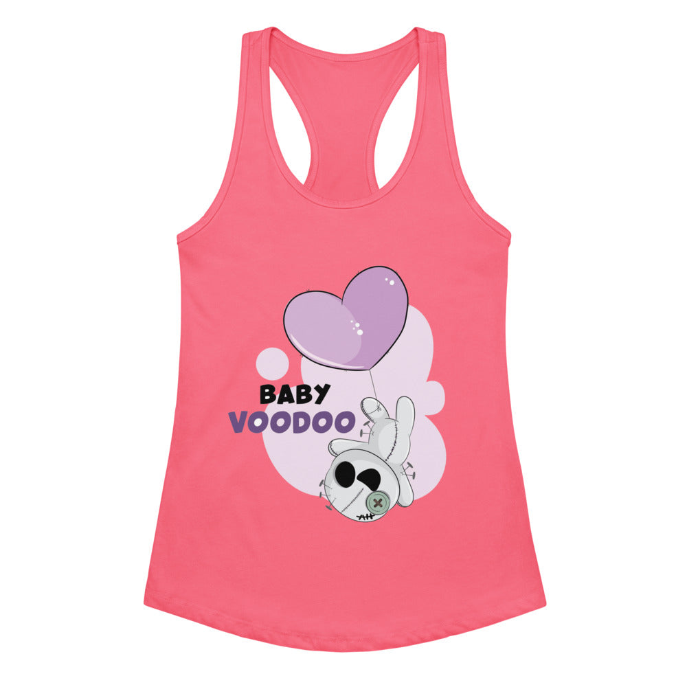 Ted heart - Baby voodoo | Women's Ideal Racerback Tank Top | Next Level 1533