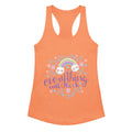 Rainbow - Everything will be ok | Women's Ideal Racerback Tank Top | Next Level 1533