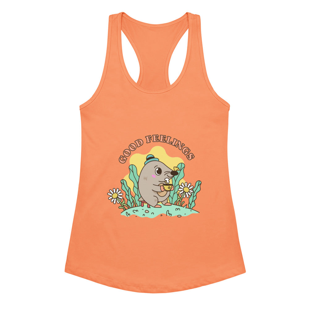 Good feelings | Women's Ideal Racerback Tank Top | Next Level 1533