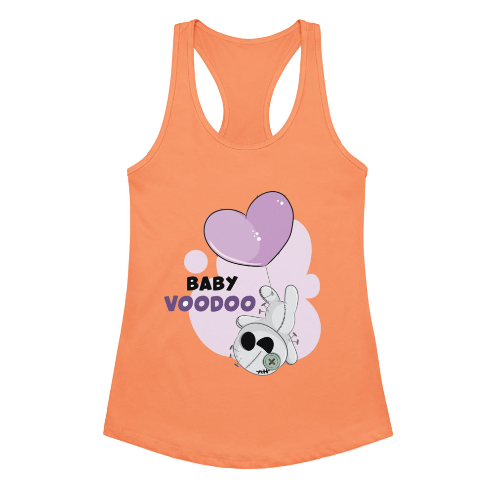 Ted heart - Baby voodoo | Women's Ideal Racerback Tank Top | Next Level 1533