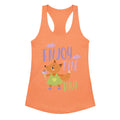 Orange fox - Ẹnoy the day | Women's Ideal Racerback Tank Top | Next Level 1533