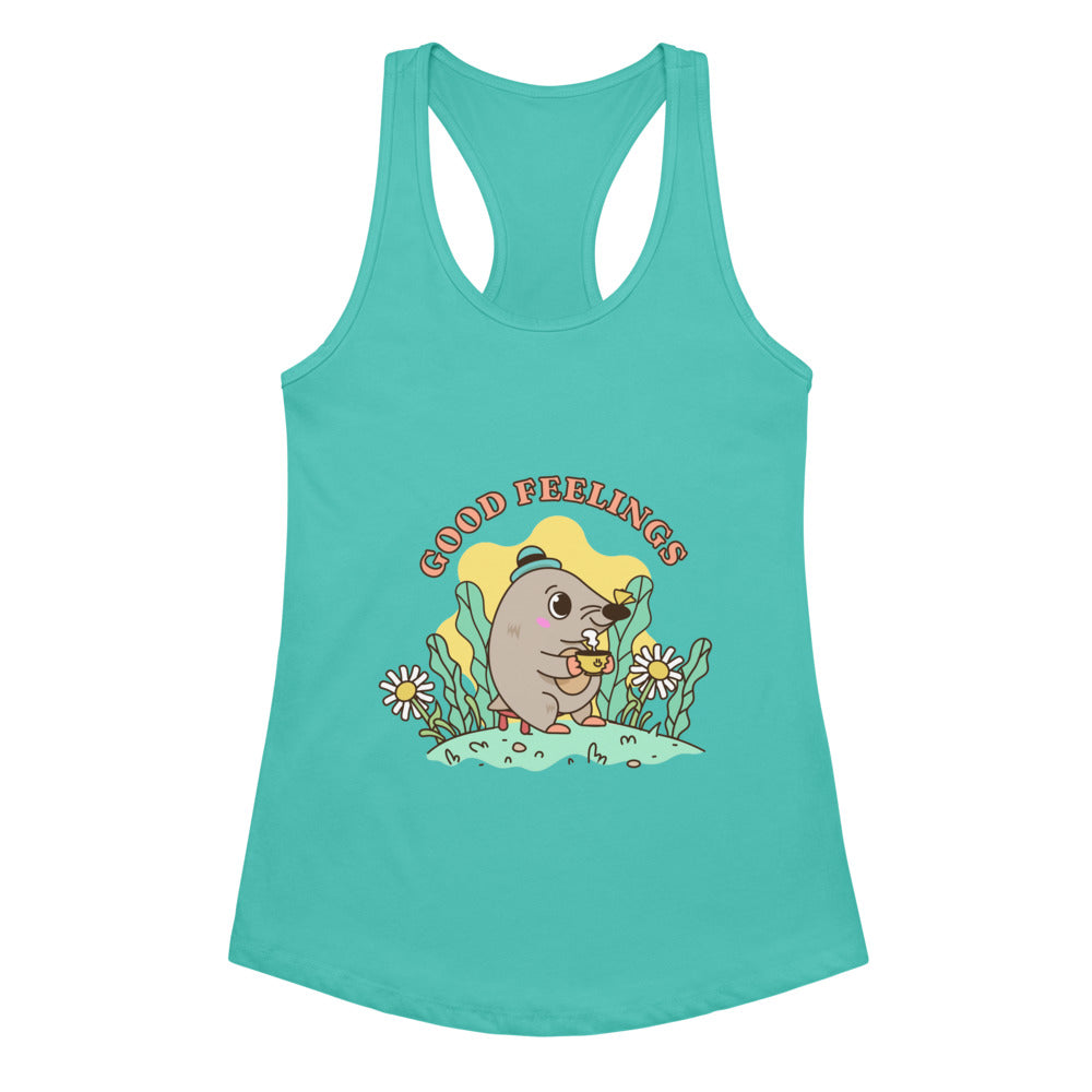Good feelings | Women's Ideal Racerback Tank Top | Next Level 1533