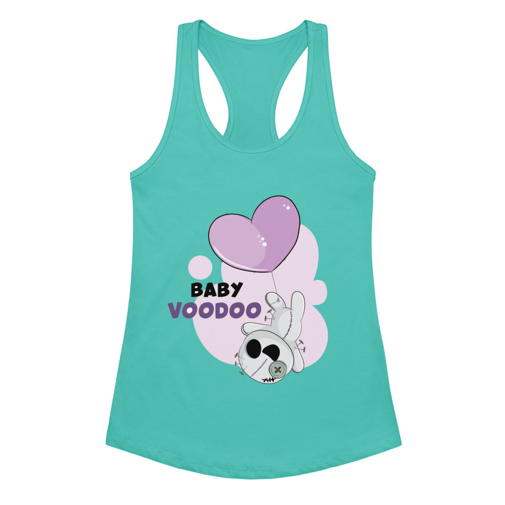 Ted heart - Baby voodoo | Women's Ideal Racerback Tank Top | Next Level 1533