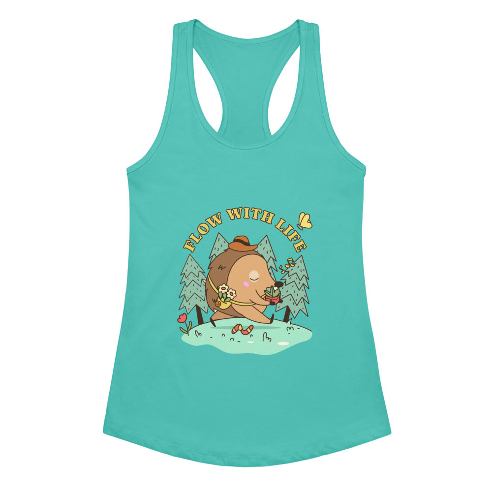 Flow with life | Women's Ideal Racerback Tank Top | Next Level 1533