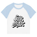 Enjoy every moments white | Women's Micro Rib Raglan Baby Tee | Bella + Canvas 1201