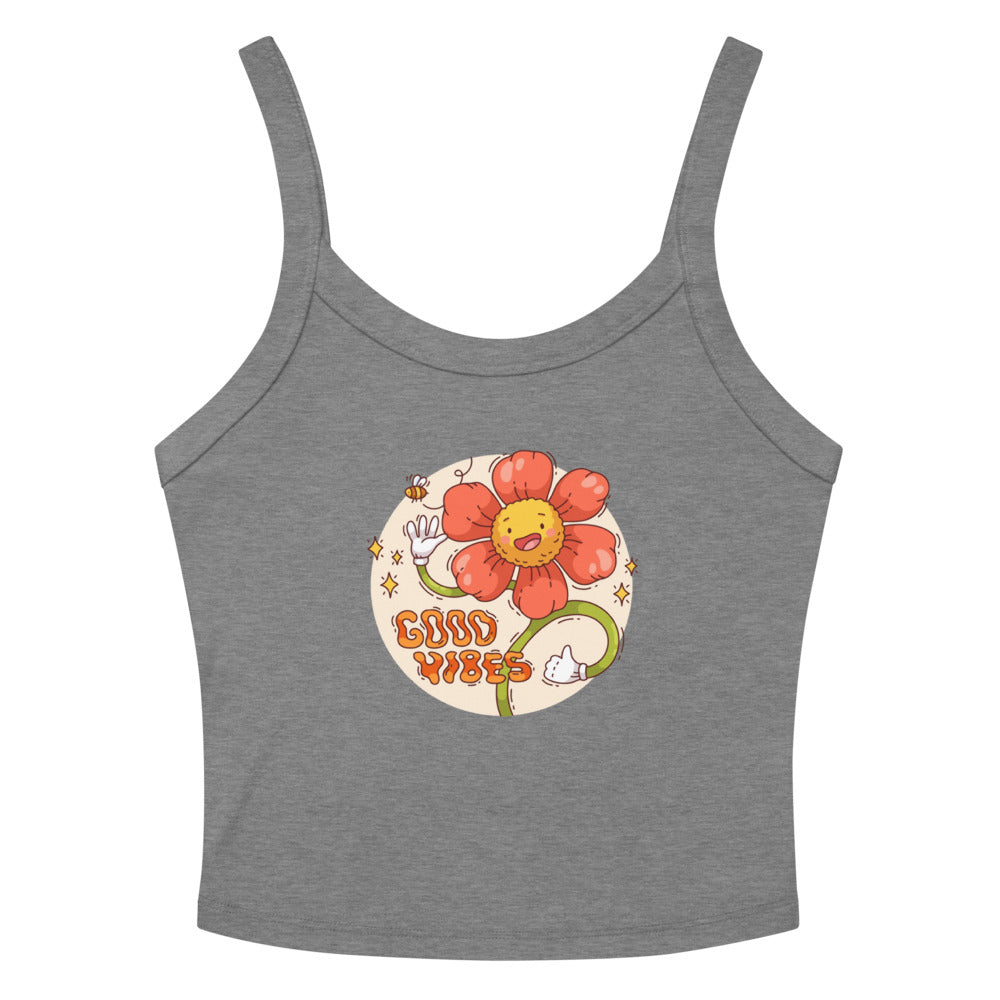 Good vides | Women's Micro-Rib Tank Top | Bella Canvas 1012