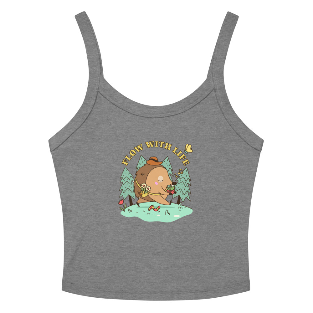 Flow with life | Women's Micro-Rib Tank Top | Bella Canvas 1012