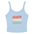 Find the beauty in every day | Women's Micro-Rib Tank Top | Bella Canvas 1012
