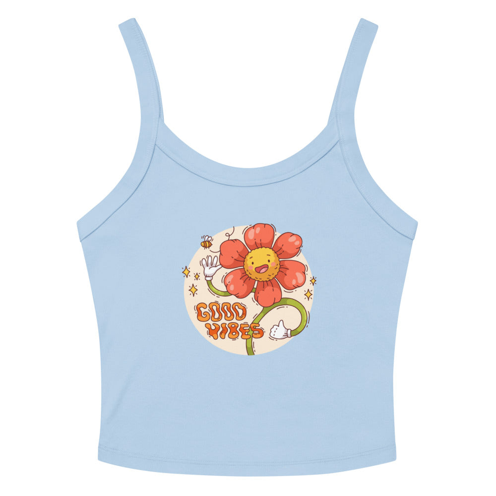 Good vides | Women's Micro-Rib Tank Top | Bella Canvas 1012