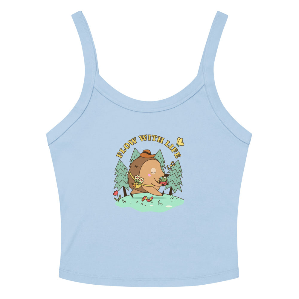 Flow with life | Women's Micro-Rib Tank Top | Bella Canvas 1012