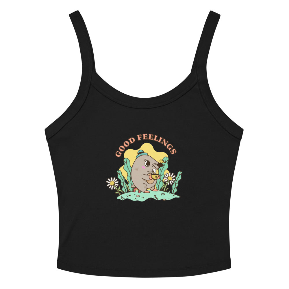 Good feelings | Women's Micro-Rib Tank Top | Bella Canvas 1012