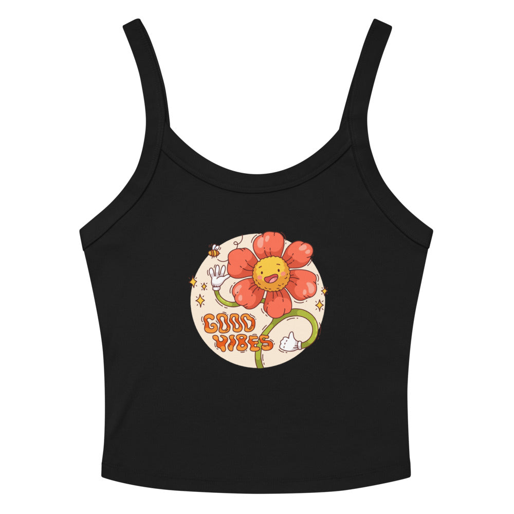 Good vides | Women's Micro-Rib Tank Top | Bella Canvas 1012