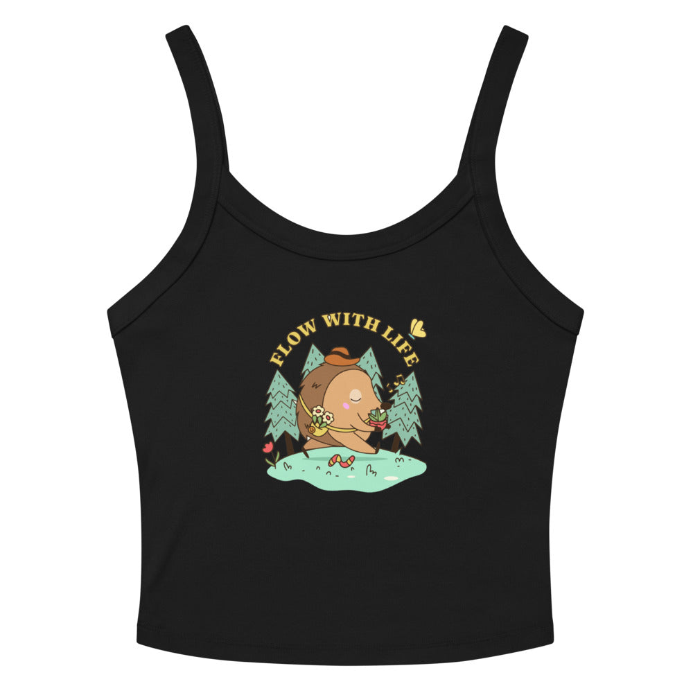 Flow with life | Women's Micro-Rib Tank Top | Bella Canvas 1012