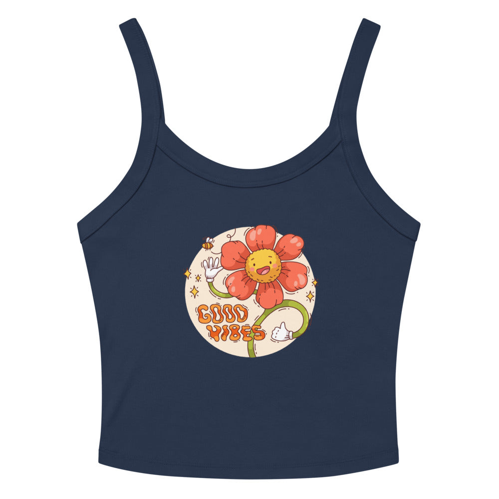 Good vides | Women's Micro-Rib Tank Top | Bella Canvas 1012