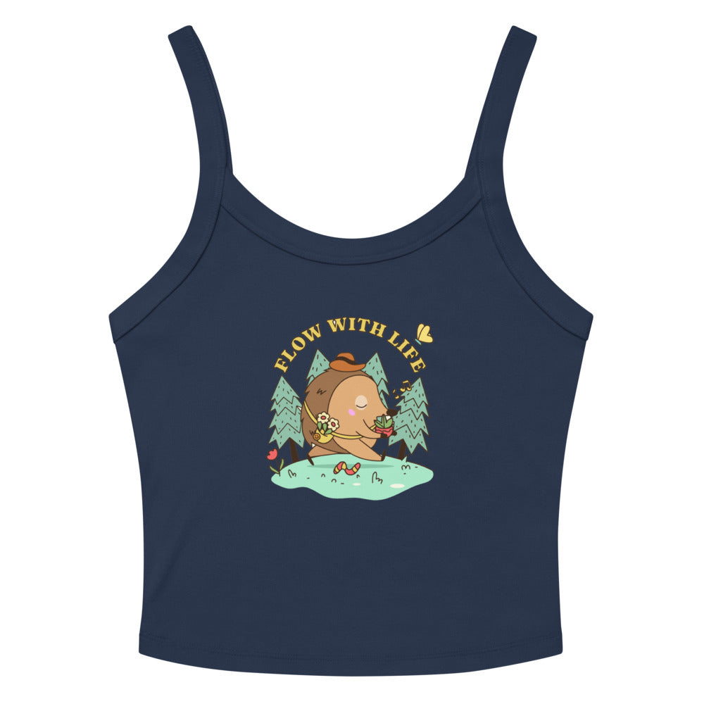 Flow with life | Women's Micro-Rib Tank Top | Bella Canvas 1012