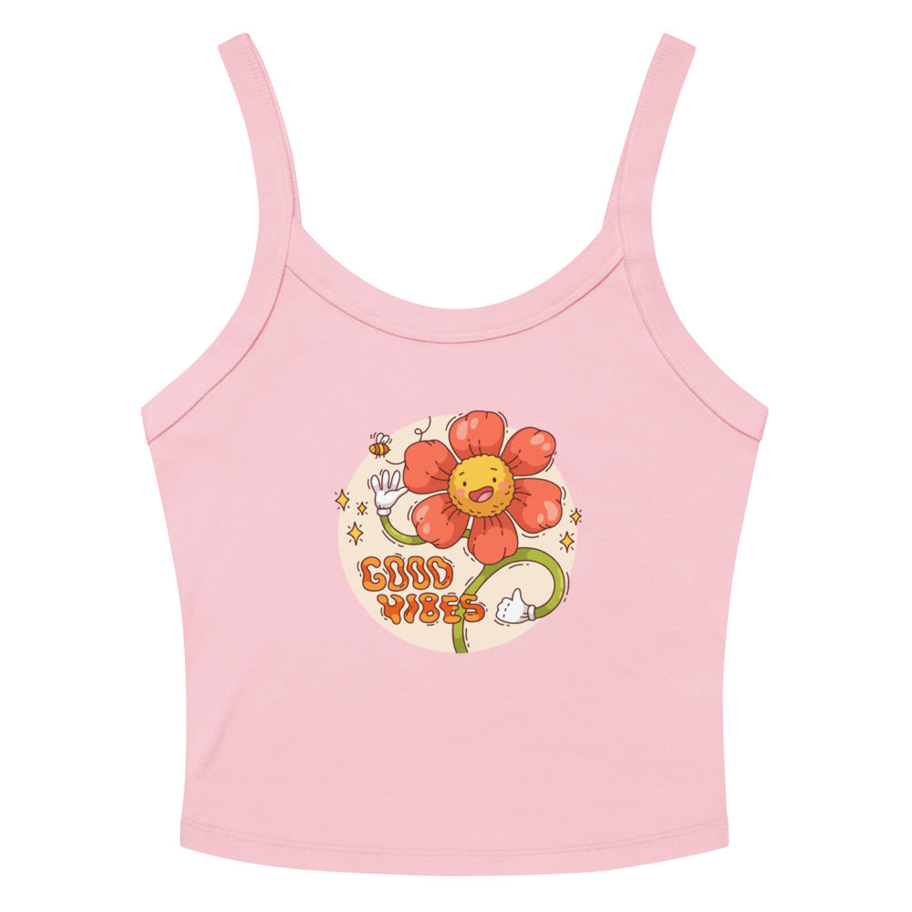 Good vides | Women's Micro-Rib Tank Top | Bella Canvas 1012