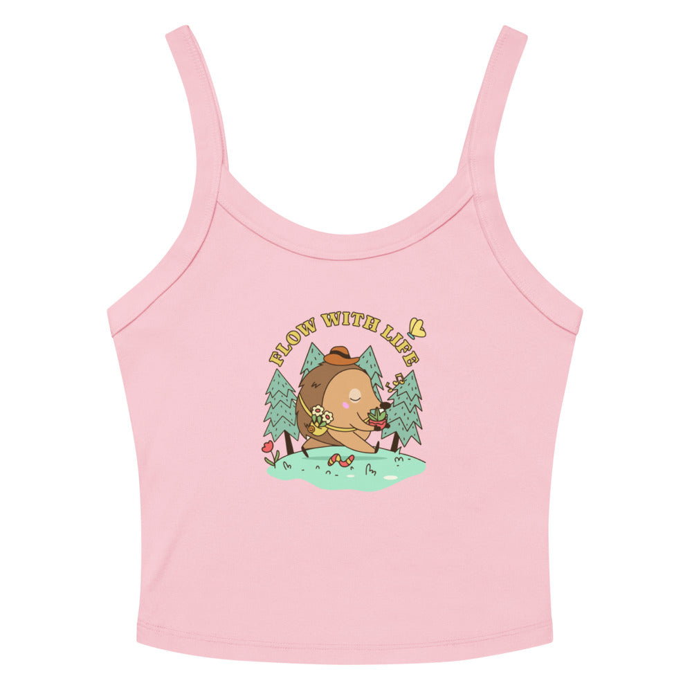 Flow with life | Women's Micro-Rib Tank Top | Bella Canvas 1012
