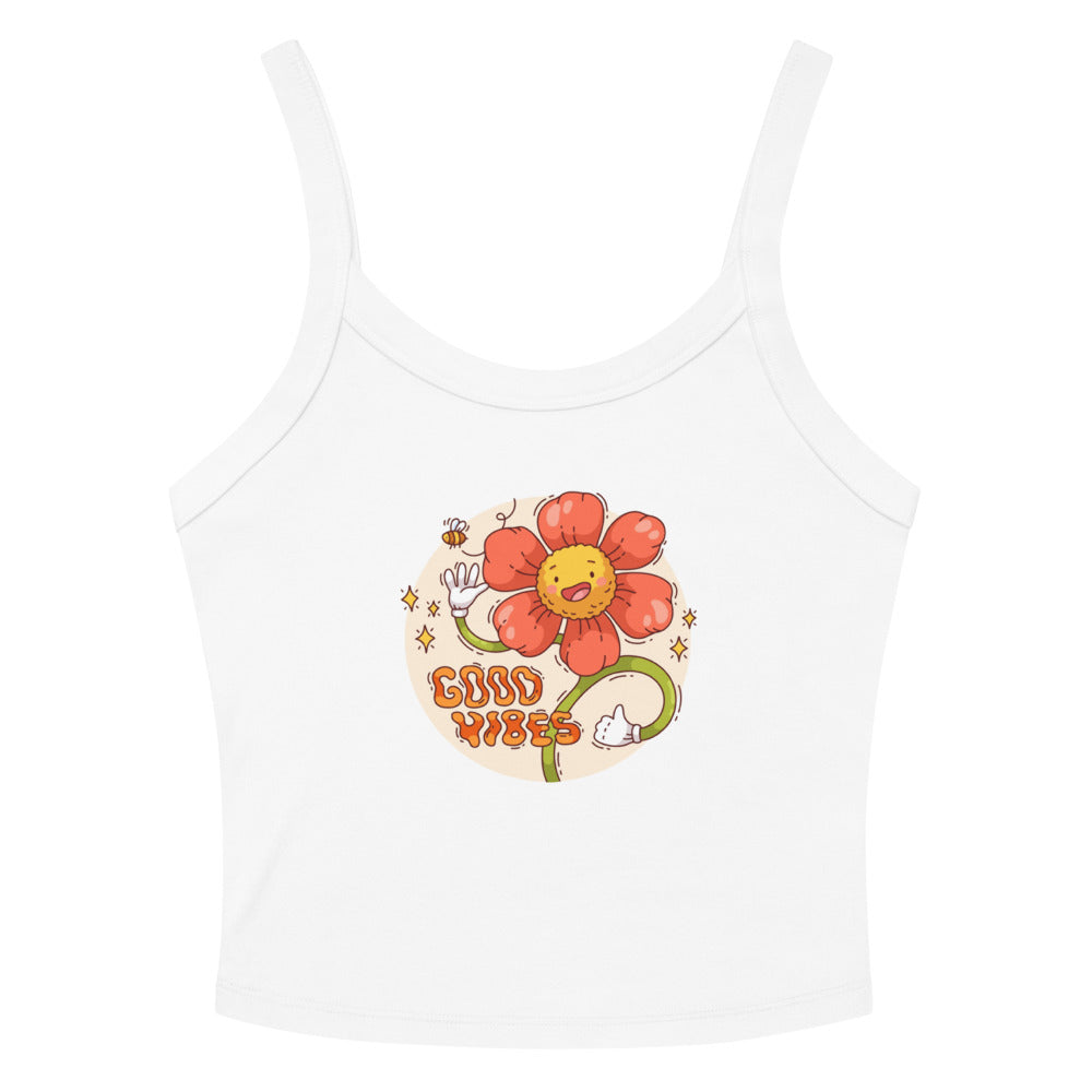 Good vides | Women's Micro-Rib Tank Top | Bella Canvas 1012
