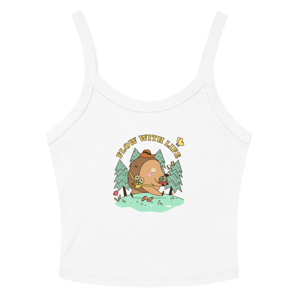 Flow with life | Women's Micro-Rib Tank Top | Bella Canvas 1012